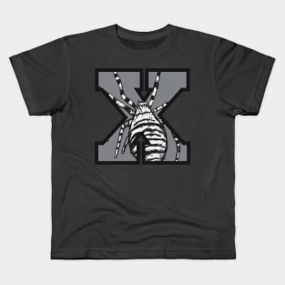 Letter X with spider inside Kids T-Shirt